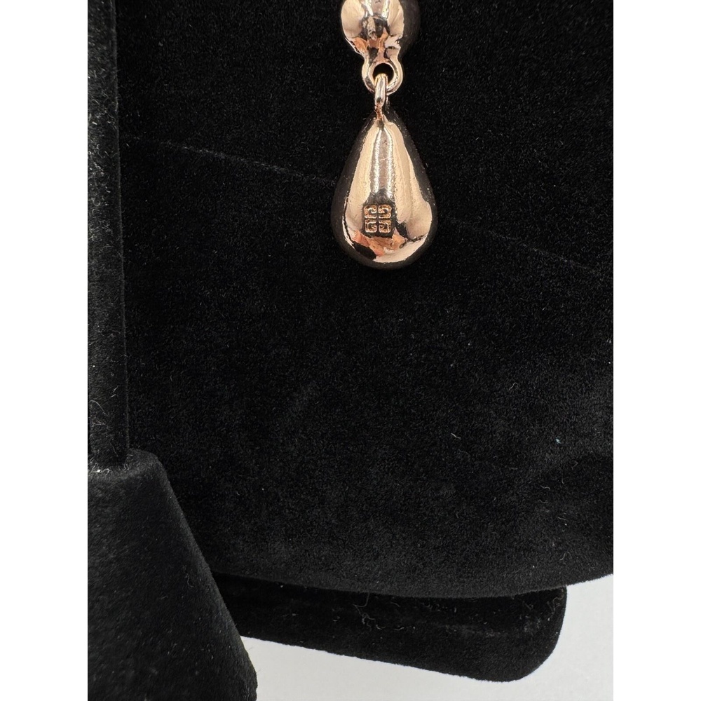 Givenchy Rose Gold Tone Parure Crystal Y Drop Necklace Bracelet Dangle Earrings - Picture 9 of 16